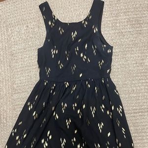 Black and Gold Cocktail Dress
